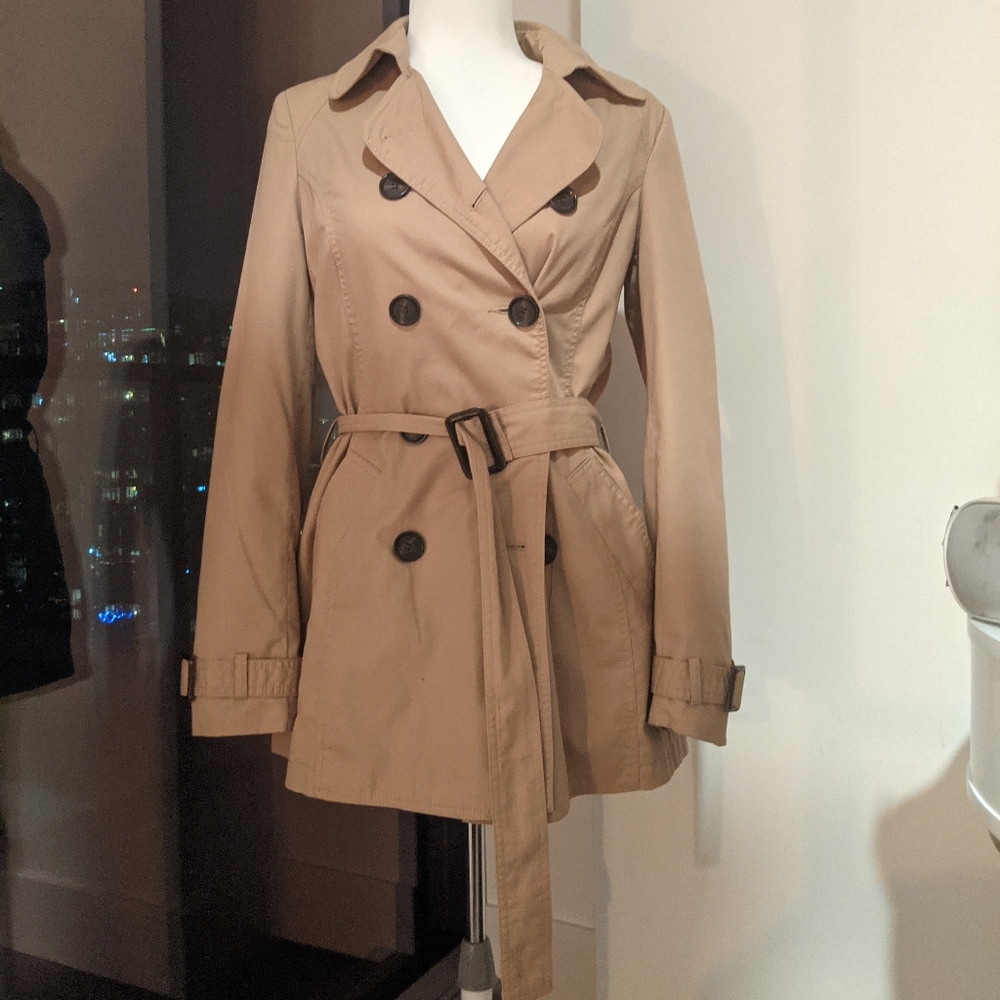 Stradivarius Beige Trench Jacket